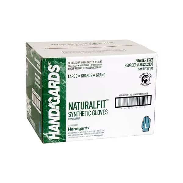 Disposable Gloves, Powder-Free, White, 1000 PK