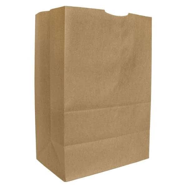 AJM 57# Squat Narrow Base Kraft Bag, PK500