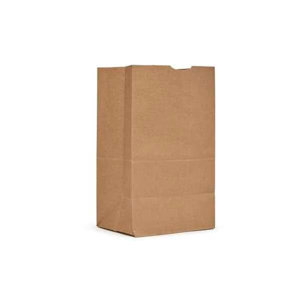 AJM 25# Squat Narrow Base Kraft Bag, PK500