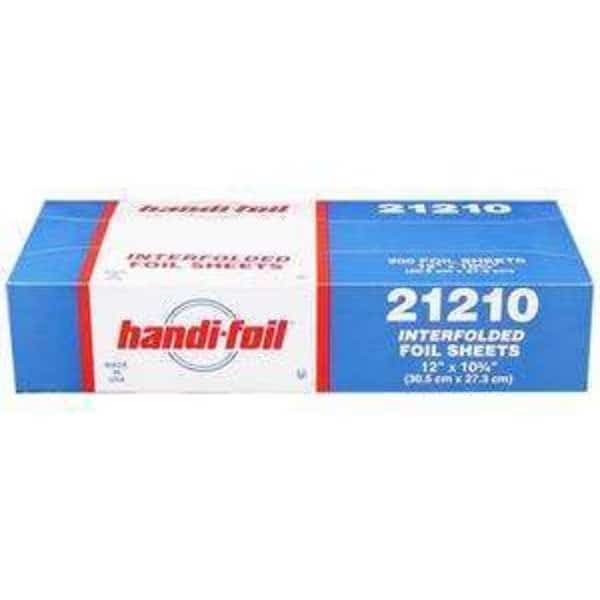 Handi-Foil 12X10.75 Interfolded Sheet Foil, PK2400