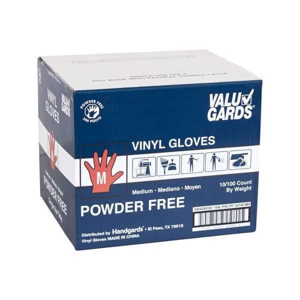Disposable Gloves, Powder-Free, Clear, 1000 PK