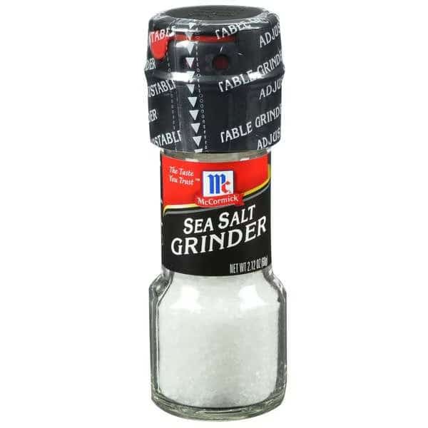 McCormick Sea Salt Grinder 2.12 oz. Grinder, PK36