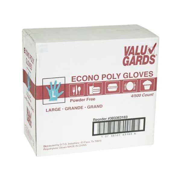 Disposable Gloves, Clear, 2000 PK