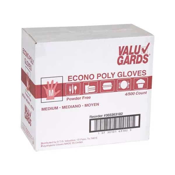 Disposable Gloves, Clear, 2000 PK