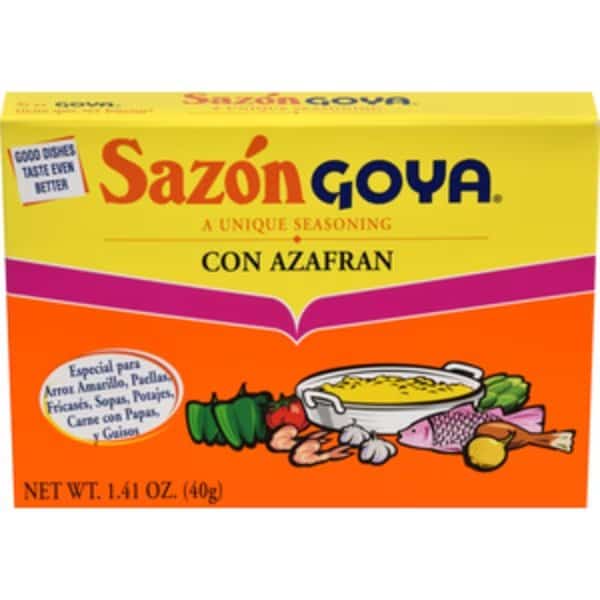 Sazon Goya Goya Azafran 1.41 oz., PK36