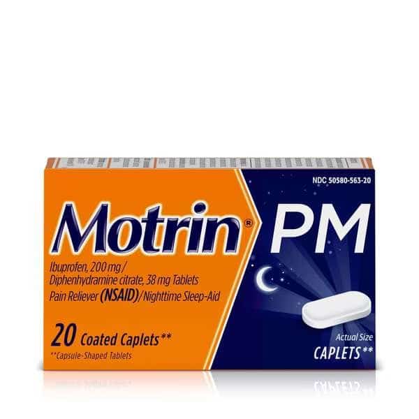 Ibuprofen PM Caplets 20 Count, PK24