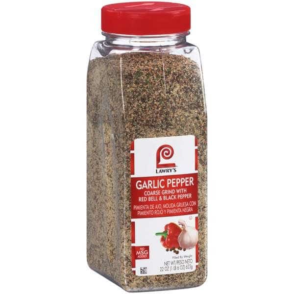 Lawry's Garlic Pepper Coarse Grind With Parsley, PK6, Lawrys, Mfr#: 900335531