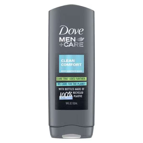 Dove Men+Care Clean Body And Face Wash 13.5 oz. Bottle, PK6