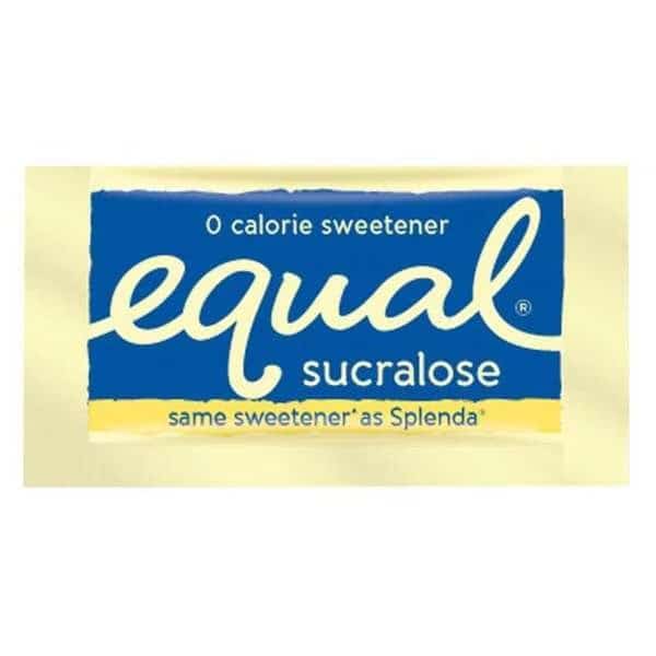 Equal Yellow Single Serve Packets 1g Packet, PK2000
