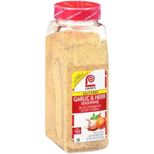 Lawry's Garlic & Herb Seasoning 20 oz., PK6