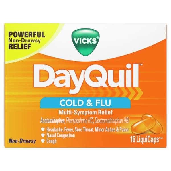 Vicks Liquicaps Dayquil 16 Count, PK24