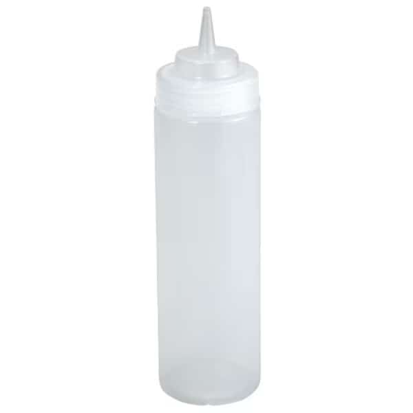 Winco 32 oz. Wide Mouth Clear Squeeze Bottle, PK6