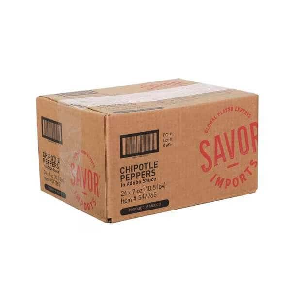 Savor Imports Chipotle Peppers In Adobo Sauce 7 oz., PK24