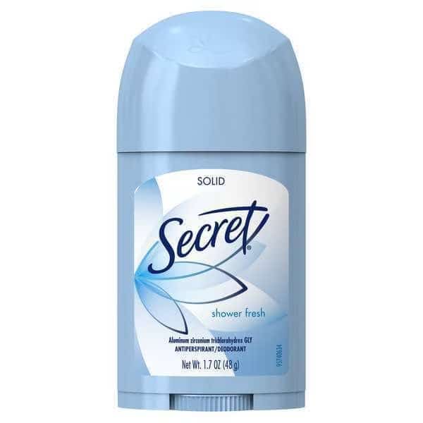 Secret Wide Solid Shower Fresh 1.7 oz. Deodorant, PK12