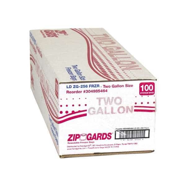 Zipgard Freezer Bag Two gal. 2.7Mil, PK100, Zipgards, Mfr#: 304985464