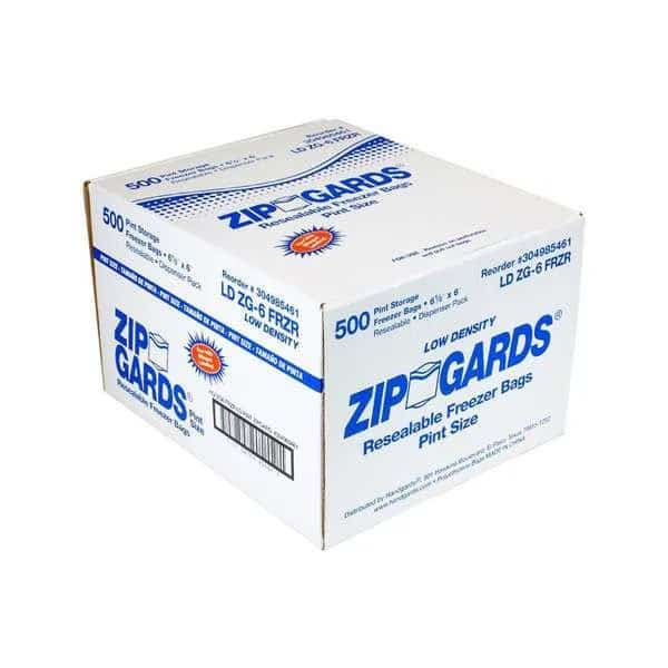 Zipgard Freezer Bag Pint Zg6, PK500