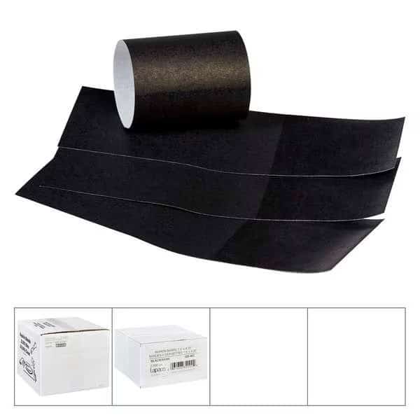 Lapaco 1.5'' By 4.25'' Black Napkin Band, PK2000