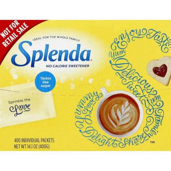 Splenda Sucralose No Calorie Sweetener Packets .035 oz., PK1600