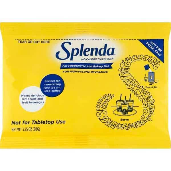 Splenda Foodservice Pouch 3.25 oz., PK24