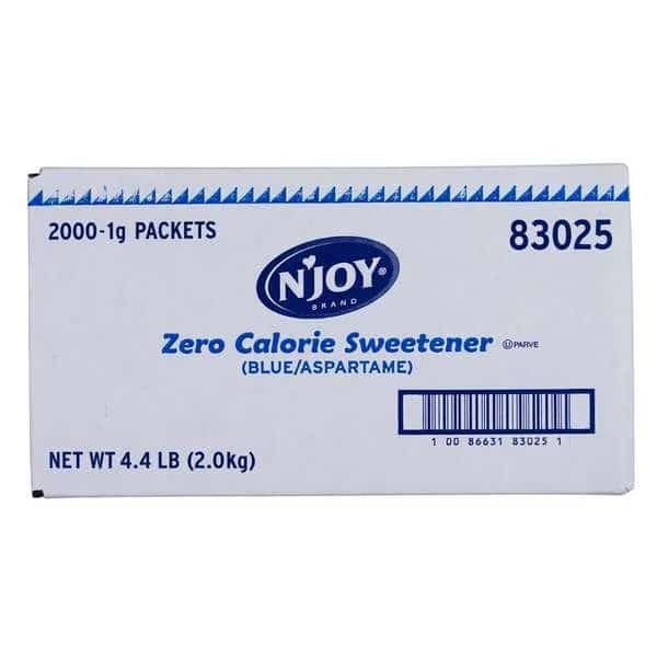 N'Joy Sugar Substitute Blue Aspartame 1g, PK2000