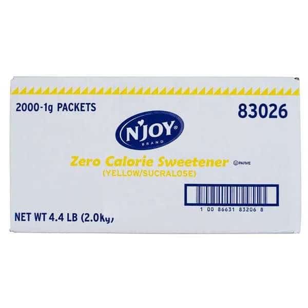 N'Joy Sugar Substitute Yellow Sucralose 1g, PK2000