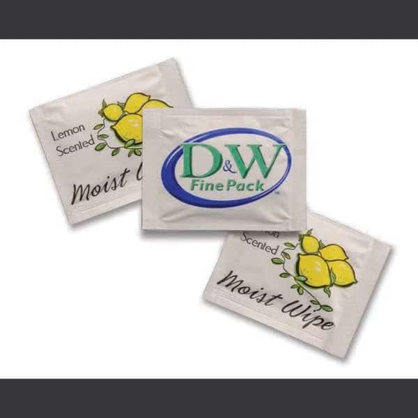 D & W Fine Pack Moist Wipes, PK1000