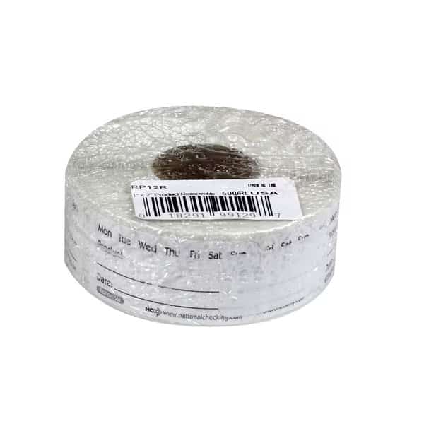 National Checking 1X2 Removable Product Labels, PK500