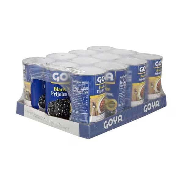 Goya Canned Black Beans 46 oz., PK12
