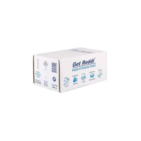 Get Redid 4"x2"x8" .85mm Clear Food Storage Bag, PK1000