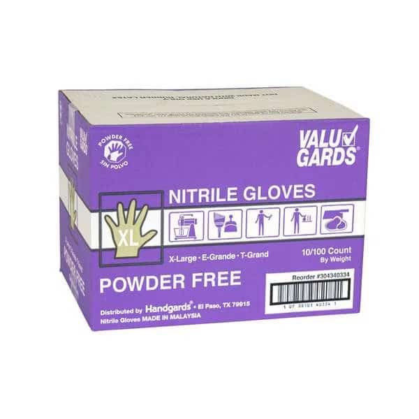 Disposable Gloves, Powder-Free, Purple, 1000 PK