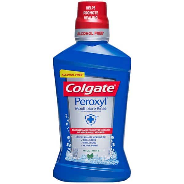 Mouth Sore Rinse Alcohol Free Mild Mint Mouthwash 16.9 fl. oz., PK6