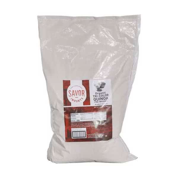 Savor Imports Organic Tri-Color Quinoa 25lbs