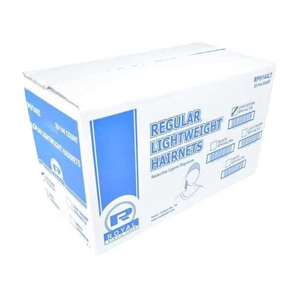 Royal Dark Brown Light Weight Hair Net, PK2880