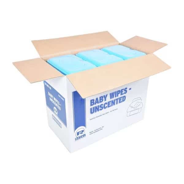 Royal Unscented Baby Wipe 80 Wipes, PK12