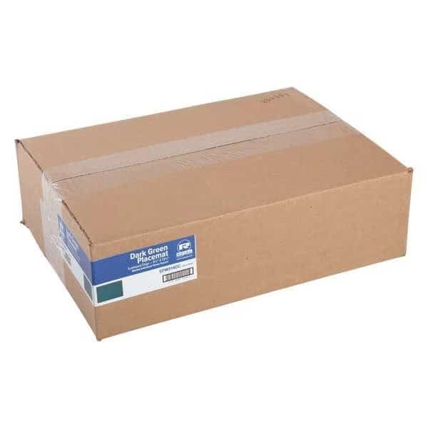 Royal 9.25"x13.25" Dark Green Placemat, PK1000