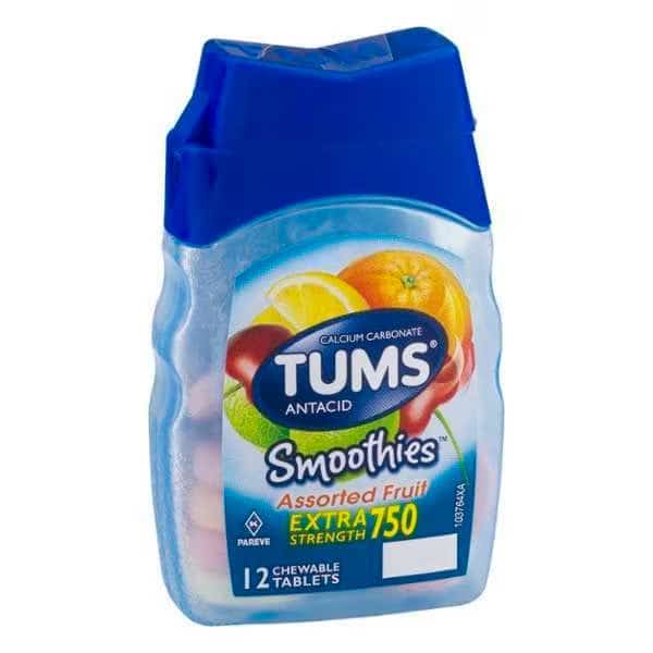 Tums Extra Strength Assorted Fruit 12 Count, PK72