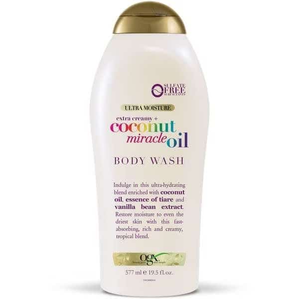 Ogx Coconut Moroccan Oil Body Wash 19.5 oz. Bottle, PK4
