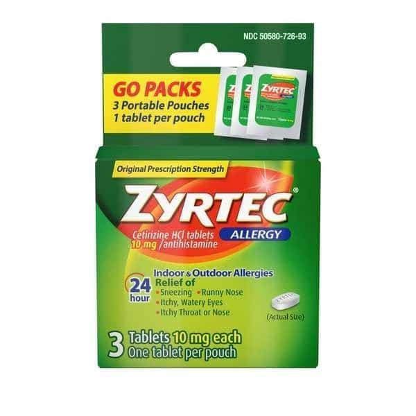 Allergy Tablet 3 Count, PK72