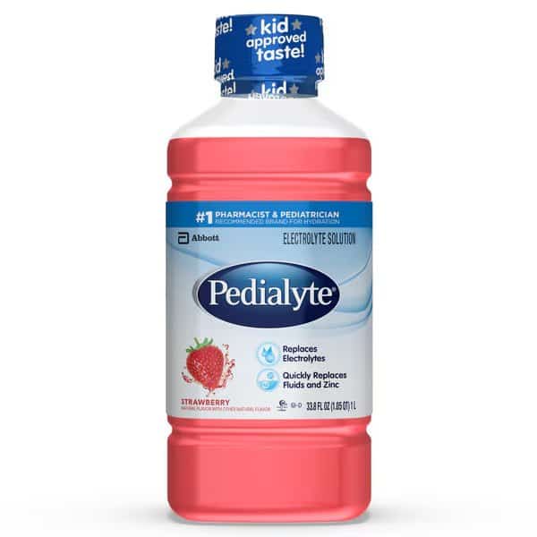 Pedialyte Strawberry 33.8 oz. (1L) Bottle, PK8, Pedialyte, Mfr#: 53983