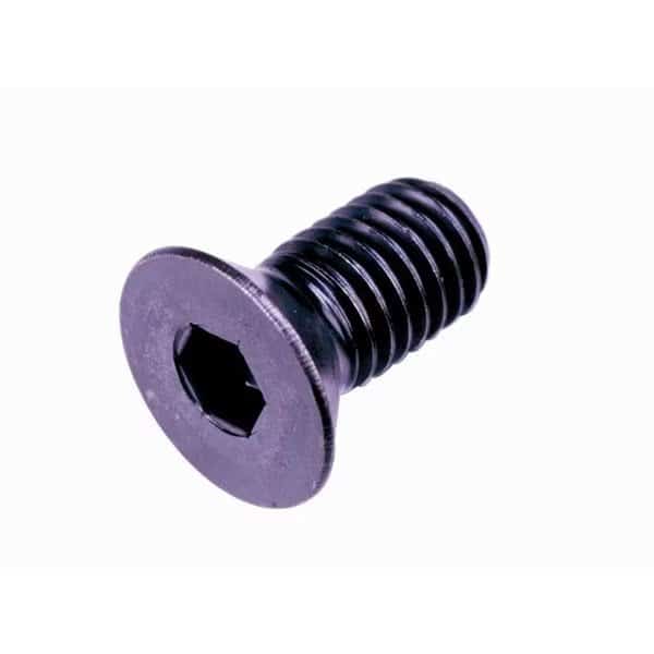 #5 Socket Head Cap Screw, Flat, Black Alloy Steel, 1/2 in Length