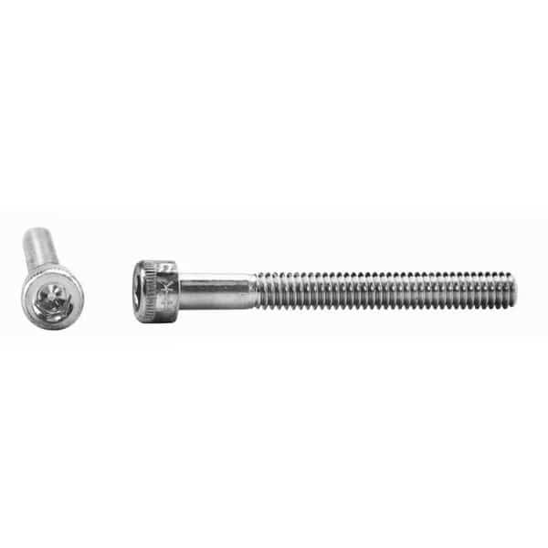 5/16"-18 Socket Head Cap Screw, Plain Stainless Steel, 1 in Length
