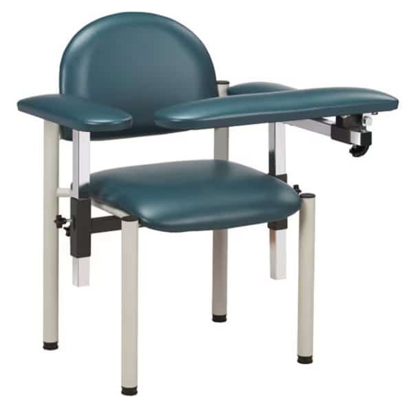 Padded Blood Chair w/ Padded Arms, Warm Gray