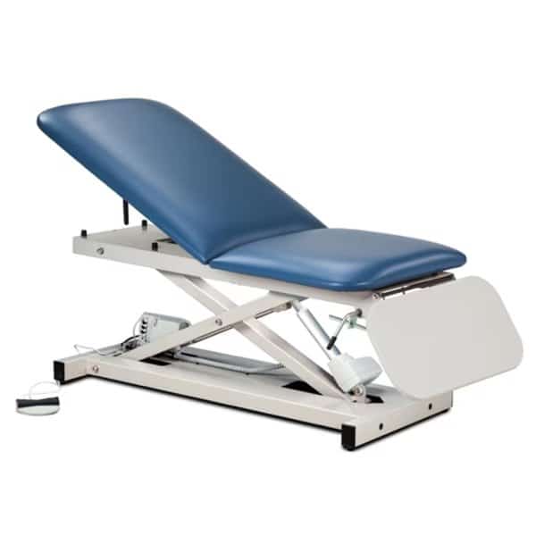 Open Base Power Casting Table w/ Clinton Leg Rest Color: Warm Gray