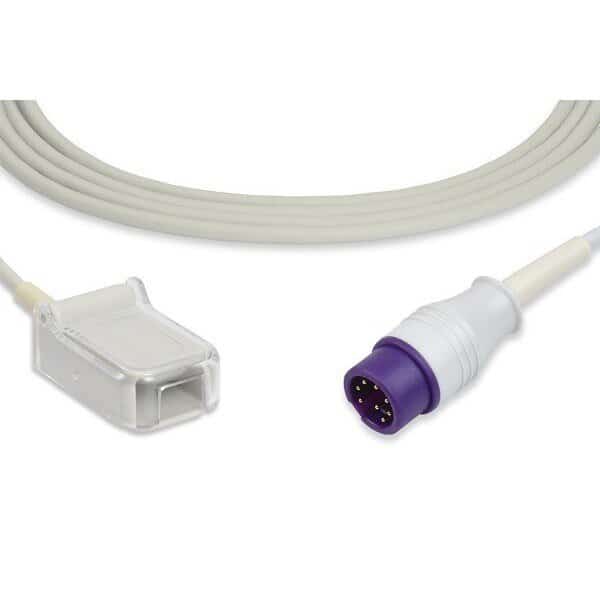 Mindray Datascope Compatible SpO2 Adapter Cable - 220 cm