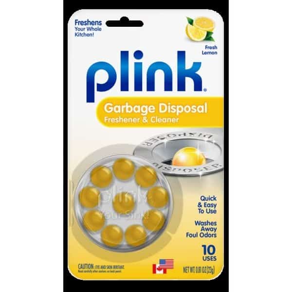 Garbage Disposal Freshener & Cleaner, Fresh Lemon, 10 Uses, Plink, Mfr#: PLM01B