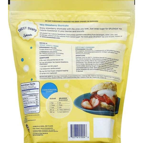 Splenda Granular 9.7 oz., PK8