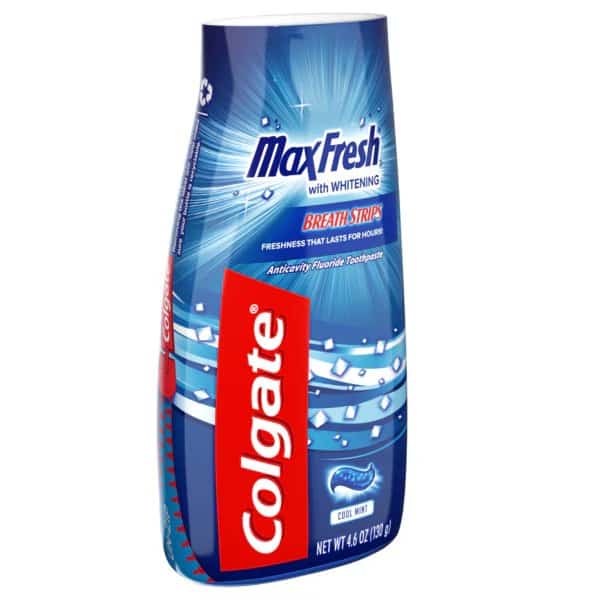 Max Fresh With Whitening Cool Mint Liquid Toothpaste 4.6 oz., PK12