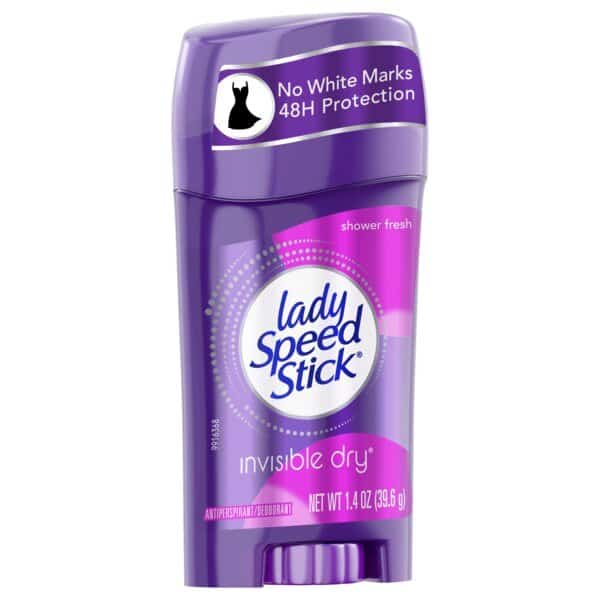 Lady Speed Stick Antiperspirant Invisible Dry Shower Fresh, PK12