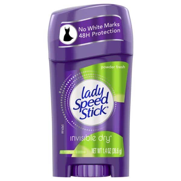 Lady Speed Stick Antiperspirant Invisible Dry Powder Fresh, PK12