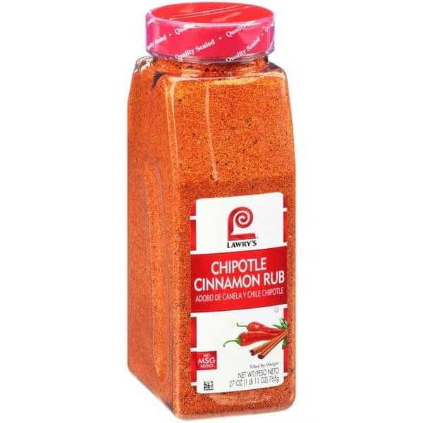 Lawry's Chipotle Cinnamon Rub 27 oz. Shaker, PK6